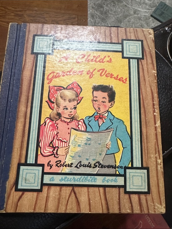 Samuel Lowe Company Other - Vintage Classic Children's Poems Book - Blue, Yellow, Pink Cover